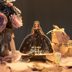 Souvenir of Quinceanera Luminated Princess Photo