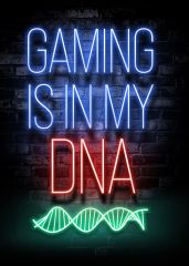 Gaming Is In My DNA Neon Sign Gaming Wall Decor
