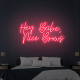 Hey Babe Nice Brows Neon Sign for Hair Beauty Salon Neon Business Sign